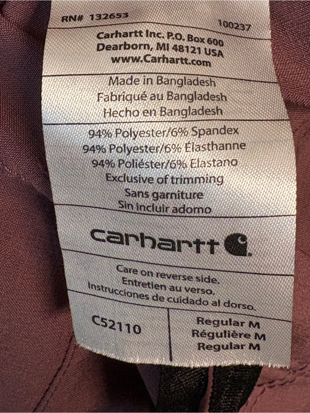 Carhartt Cross-Flex Boot Cut Cargo Scrub Pant Women's Size Medium - Picture 8 of 9